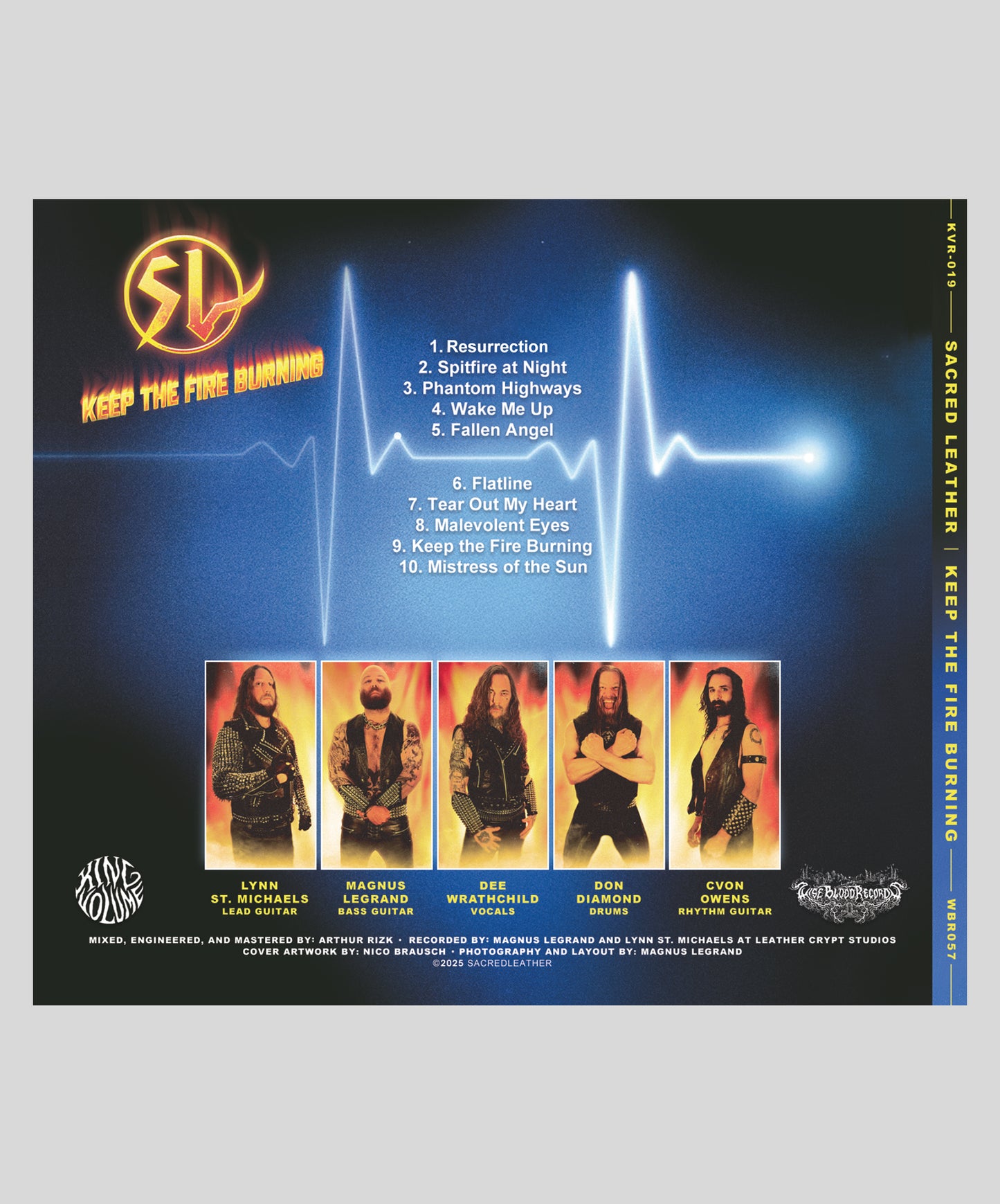Sacred Leather - Keep the Fire Burning CD
